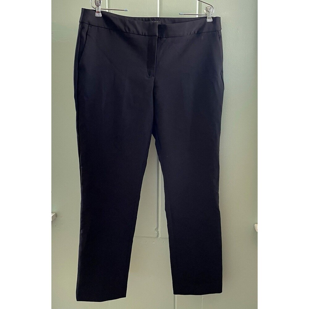 Rachel Zoe Black High Waist Pants Side Pockets Size 14 Stretch D3465 EUC Career